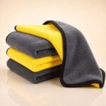 Double Side Microfiber Cloth 600 GSM For Car Cleaning (Pack 2)