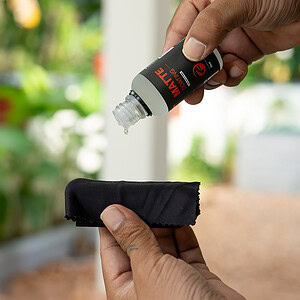 Matte ceramic coating application