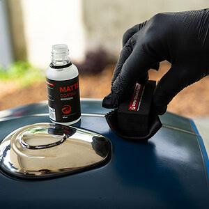 Matte ceramic coating application step 1