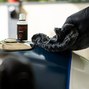 Matte ceramic coating application step 2