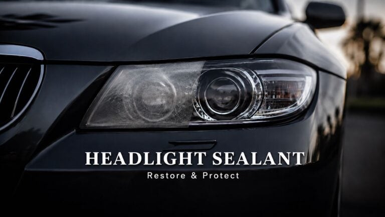 Super Ceramic Coating headlight sealant removal