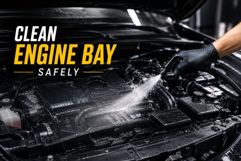 Super Ceramic Coating clean engine bay blog