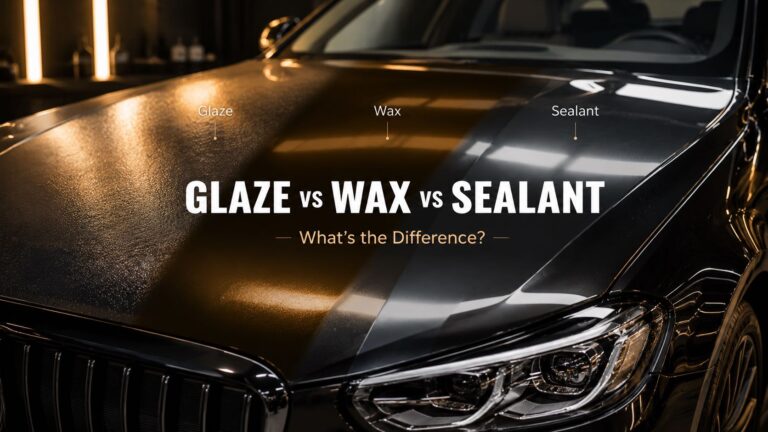 Super Ceramic Coating wax vs glaze vs sealant